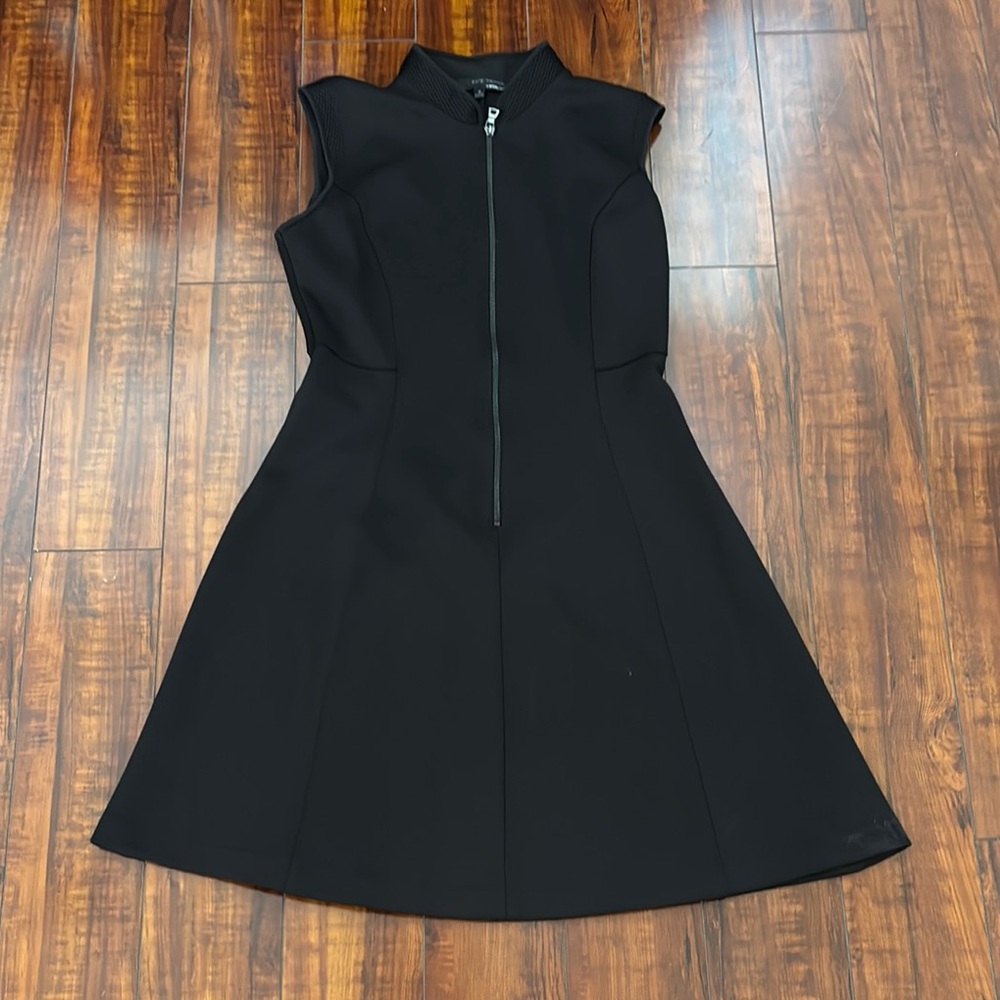 Elie Tahari Black A-Line Mini Dress